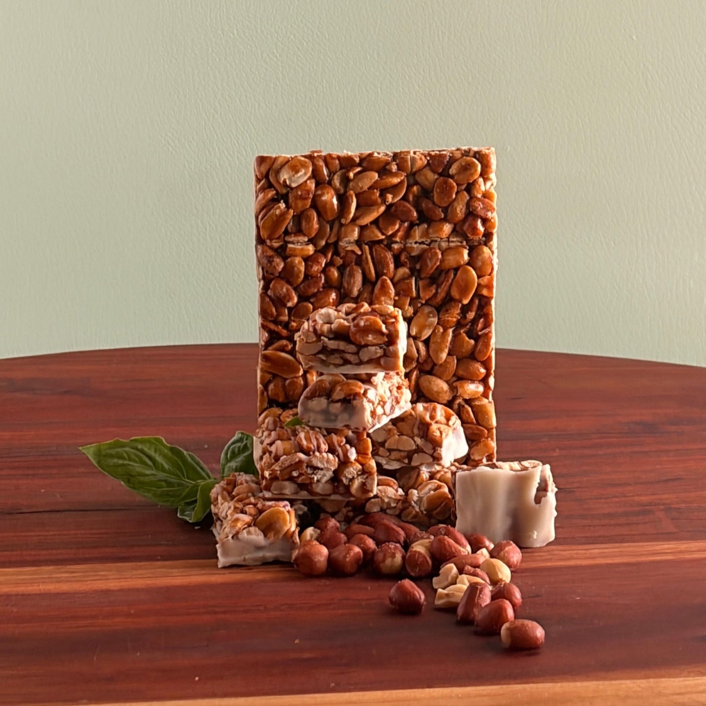 White Chocolate Peanut Snack Slab